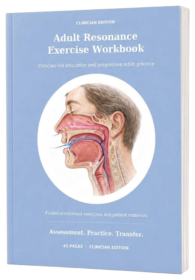 Adult Resonance Exercise Workbook cover